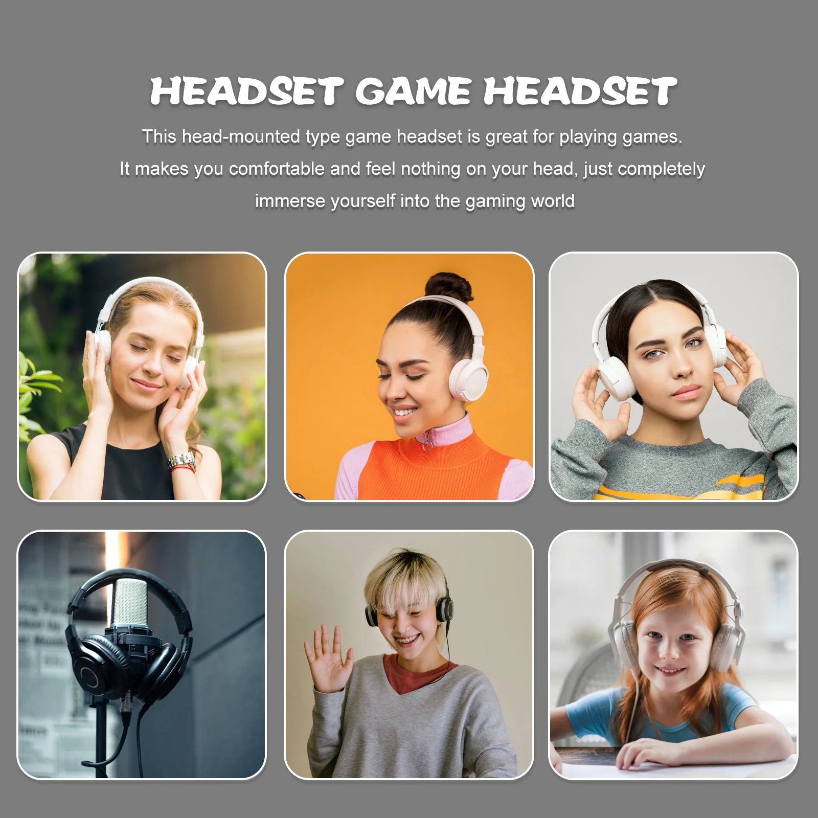 

1Pcs I3000 Head-Mounted Gaming Headset Wired Luminous Ear Cups Comfortable Over-Ear Pads Headphone for Game Computer with Mic