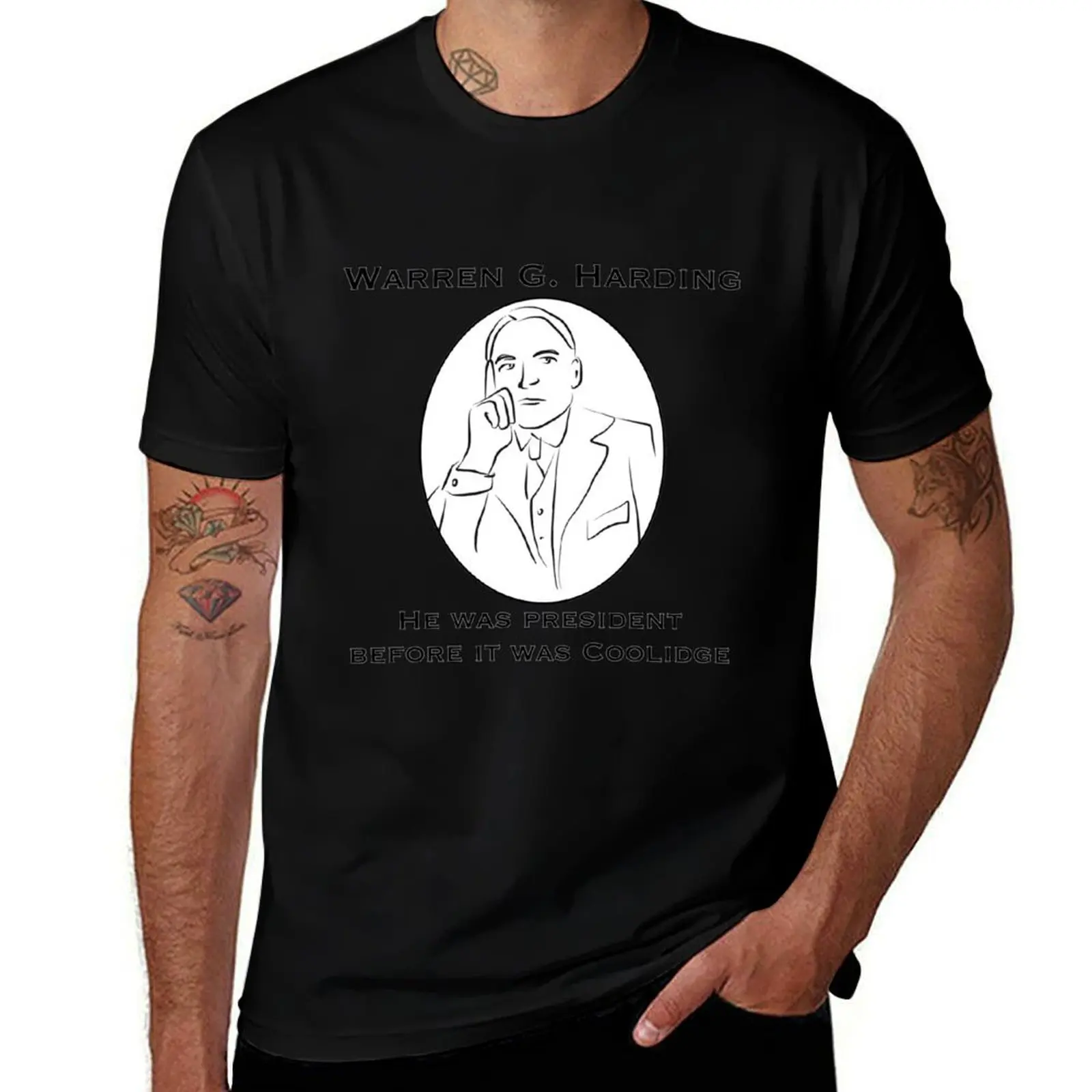 Warren G. Harding: Before it was Coolidge T-Shirt High Elasticity Sports T-Shirt