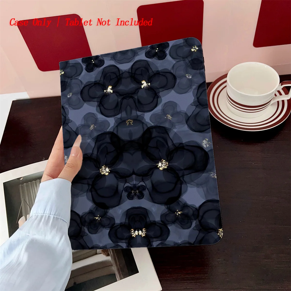 

Элегантный чехол для iPad с фиолетовым узором для Apple iPad Pro 11/12,9 Air 3/4/5 Mini 5/6, чехол 8-го/9/10-го поколения