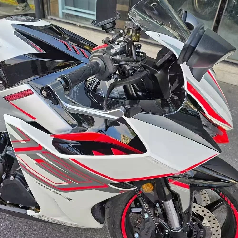 Adecuado para protector de palanca de freno de motocicleta ZONTES 703RR, protector de manillar, protector de palanca de embrague y protector de manos.