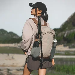 2024Men Women's Backpack Waterproof Travel Lightweight Schoolbag Female College Student Travel Outdoor Hiking Mountaineering Bag