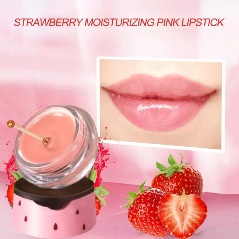 Bee Honey Lip Balm Pot Moisturizing Hydrating Prevention Dry and Cracked Lip Scrubs Exfoliator Anti-cracking Unisex Lip Mask