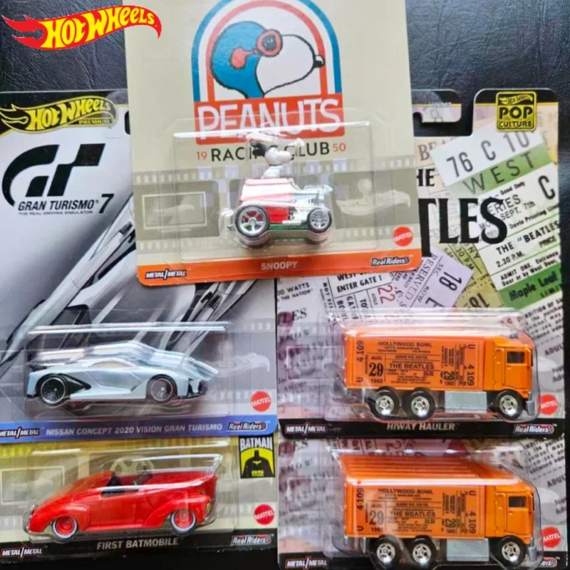 Hot Wheels Hxd63-B Nissan Concept 2020 Snoopy Firstbatmobile Verzamel Speelgoed Auto Model 1/64 Pop Cultuur Auto Model Jongen Geschenken