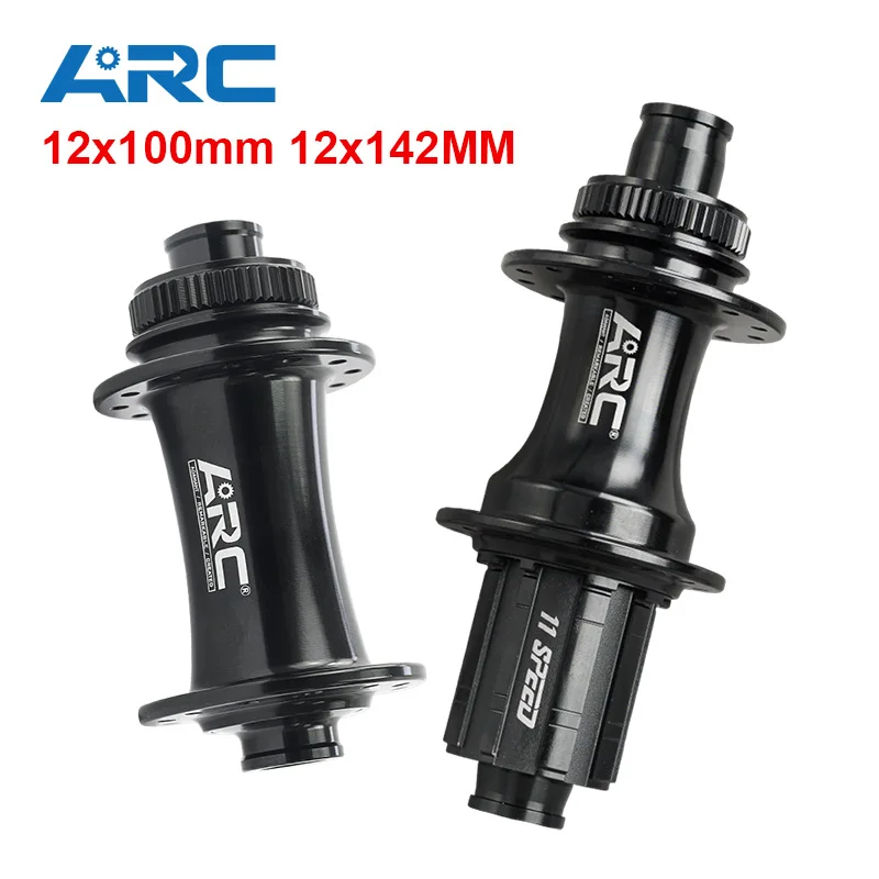

ARC 24 Holes Road Disc Hub 12x100mm 12x142mm Aluminum Alloy Bearing Hub Thru Axle bIKE hCompatible with HG Sram XDR 12 Speed