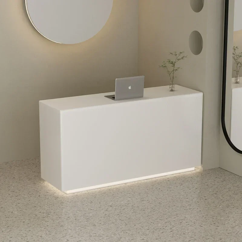 Italian Style Nail Salon Reception Desks Clothing Store Modern Beauty Salon Reception Desk Simplicity Furniture Receptionen FYRD