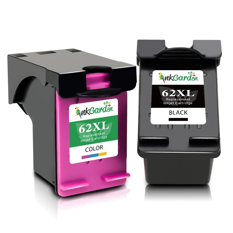 InkGarden – cartouche d'encre 62 XL pour imprimante HP62 HP 62XL, remplacement Compatible Envy 5540 5640 5740 7640 5646 5541 5742 5745 200
