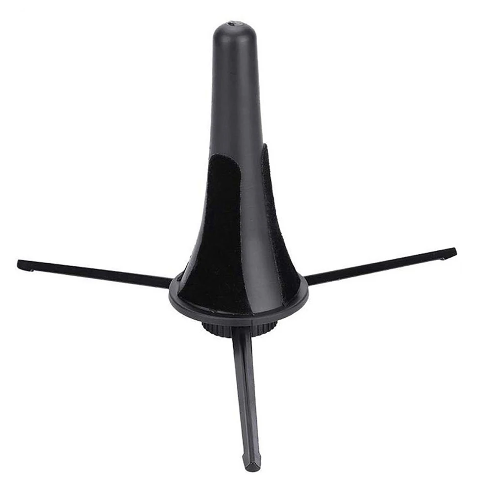 

Folding 3-Legged Clarinet Stand Durable Portable Oboe Holder Stable Instrument Bracket Scratch Proof Non Slip Foldable