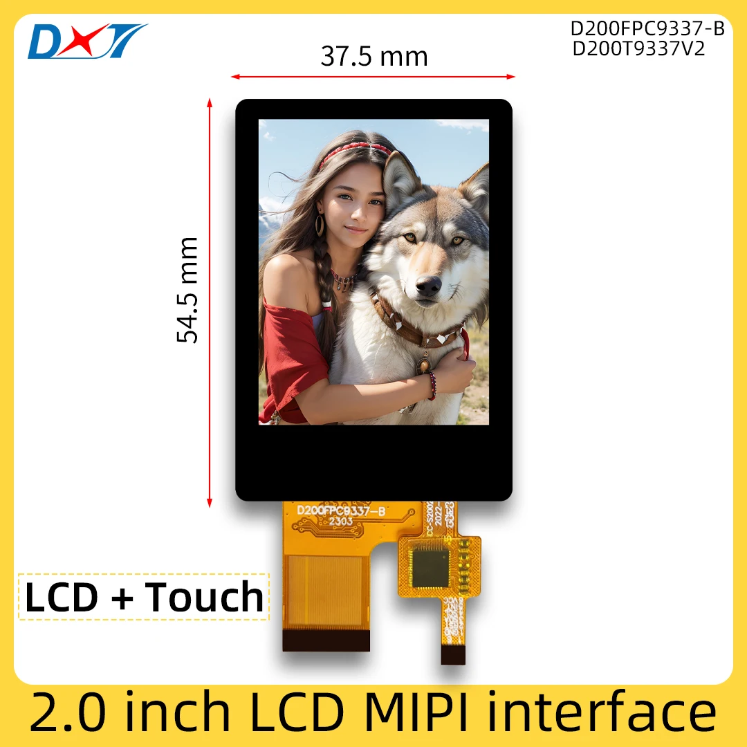 2.0 inch LCD touch screen ST7789 2 inch TFT CTP FT6336 RGB565 interface resolution 240*320 IPS