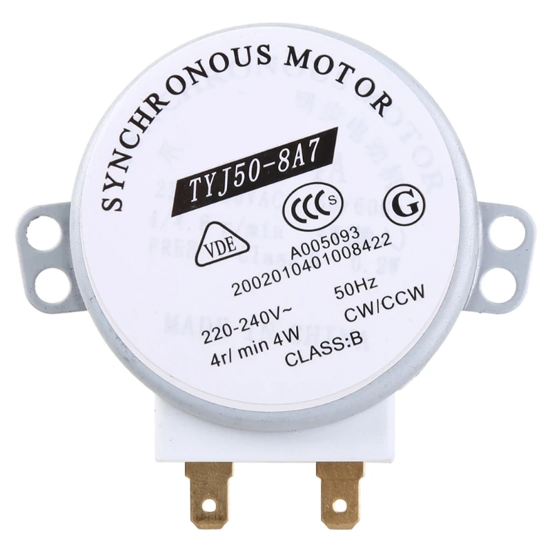 2024 New 220-240V 4W 6RPM 48mm Synchronous Motor for Air Blower 50/60Hz TYJ50-8A7 Tray