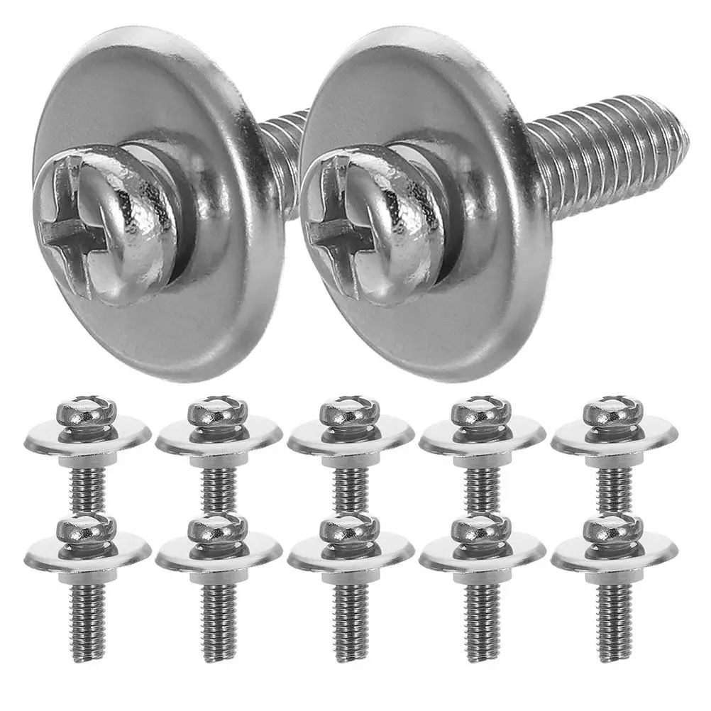 

60 Sets Pot Lid Screws Stainless Steel Silicone Gasket Repair Fixing Lock Bolt Replacement for Wok Soup Pots Stockpot Frying Pan