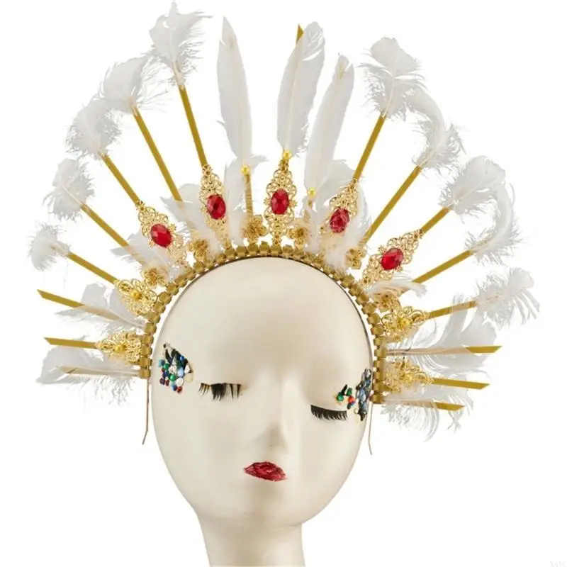 X4yc baroques santa forma cabello aro carnivals diadema cosplay banda cabello