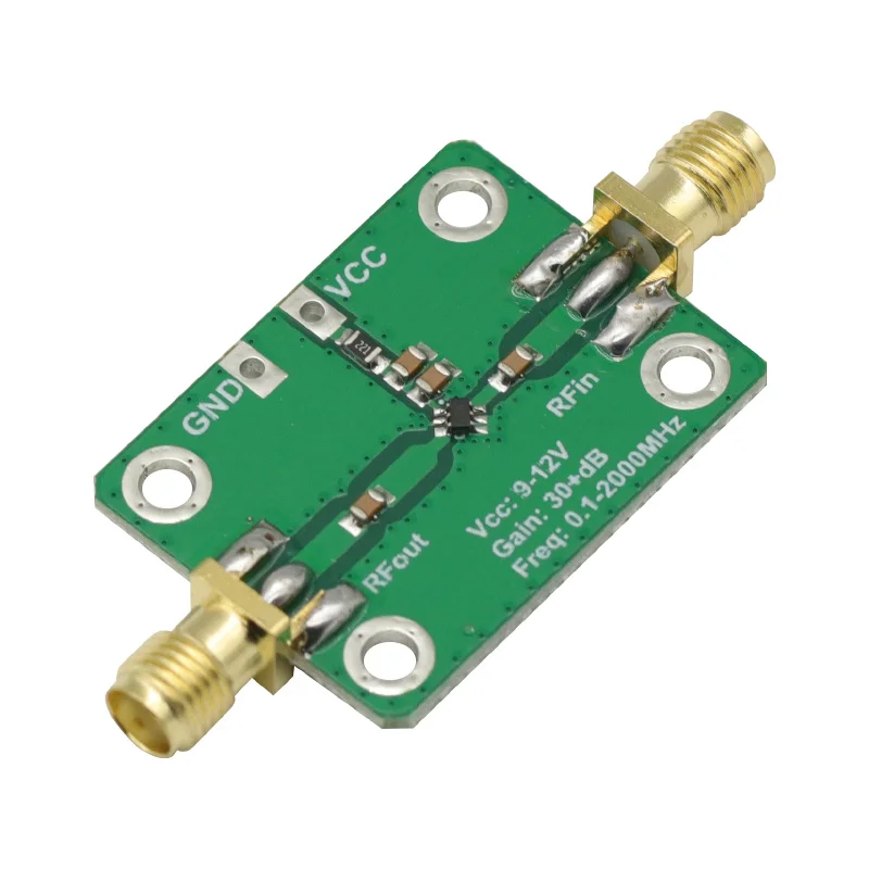 0.1-2000MHz RF Wideband Amplifier 30dB low-noise LNA Broadband Module Receiver