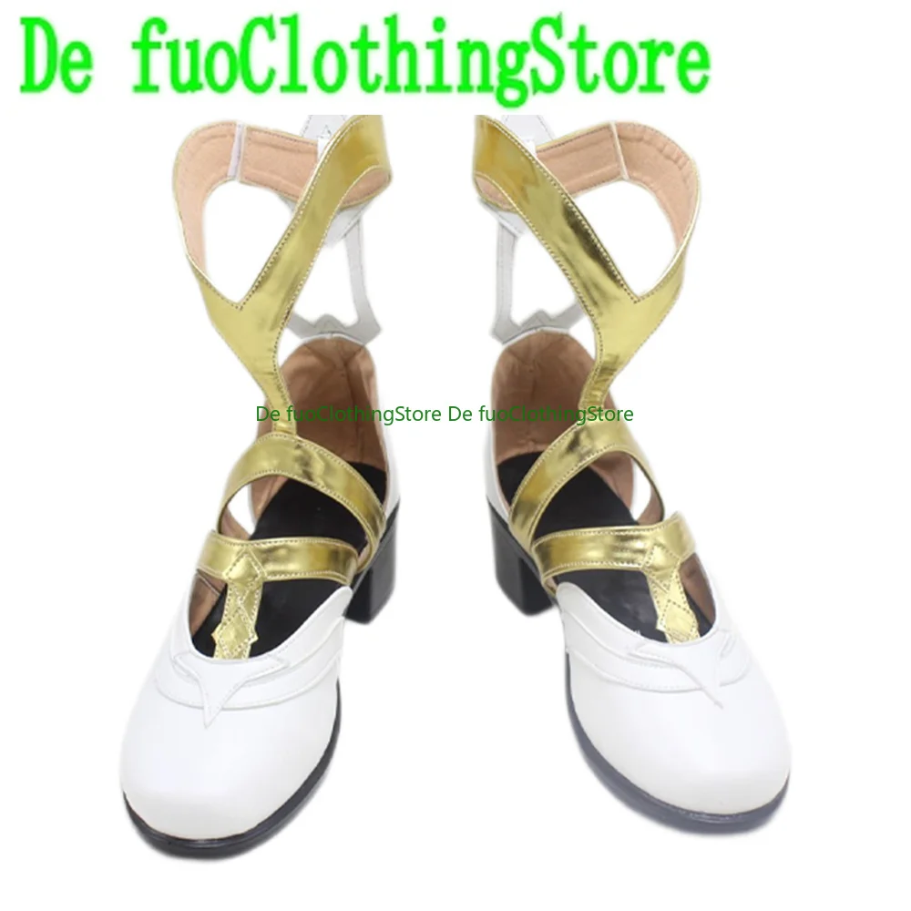 ร้านเสื้อผ้าเดฟูโอ รองเท้าคอสเพลย์คาเวห์จากเกม Genshin Impact สำหรับงานฮาโลวีน คริสต์มาส งานปาร์ตี้ตัวละครอนิเมะ