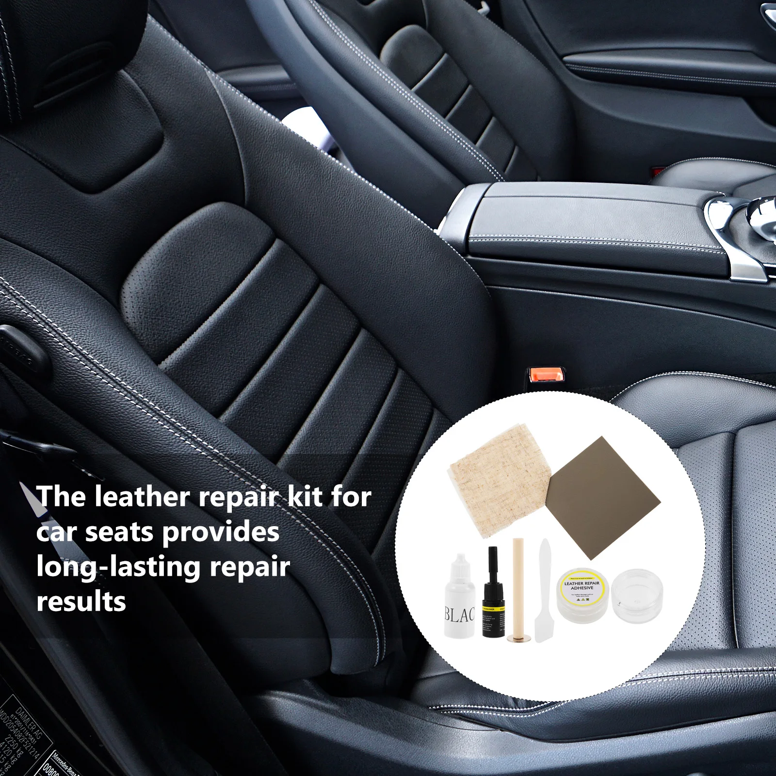 

Repair Kit For Car Seats Tear Patches Gel Furniture Auto Interior Long Lasting Results Car Repair Tool Set