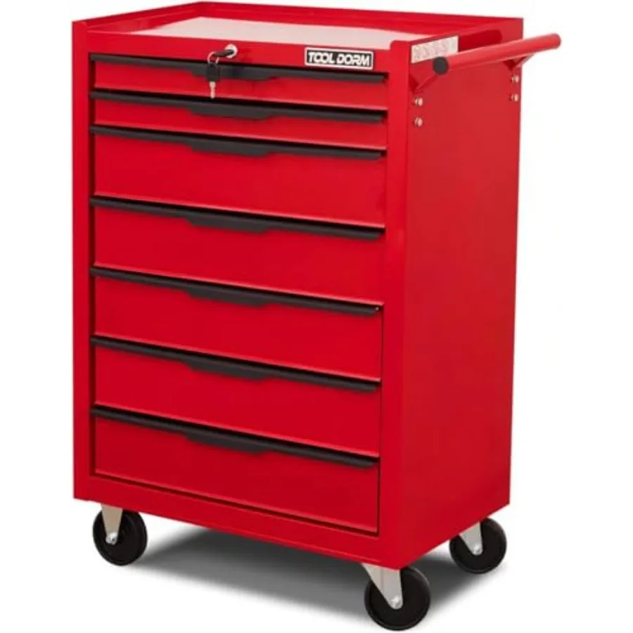 7-Drawer Rolling Tool Chest with Locking Wheels and Drawers, 13