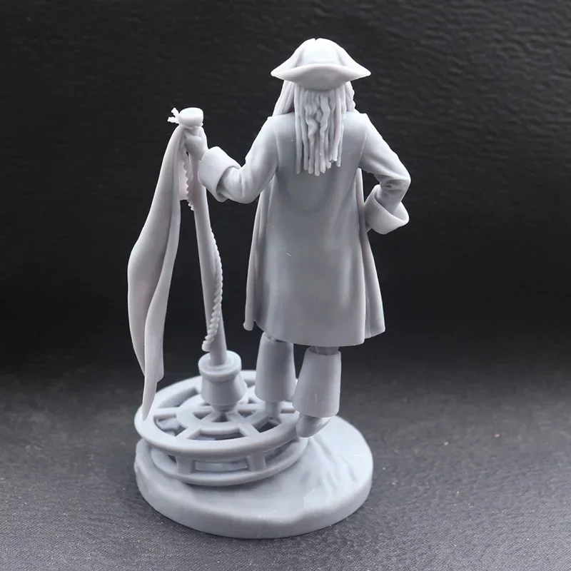 Resin Model Kits Pirate Captain Figure Unpainted No Color 670