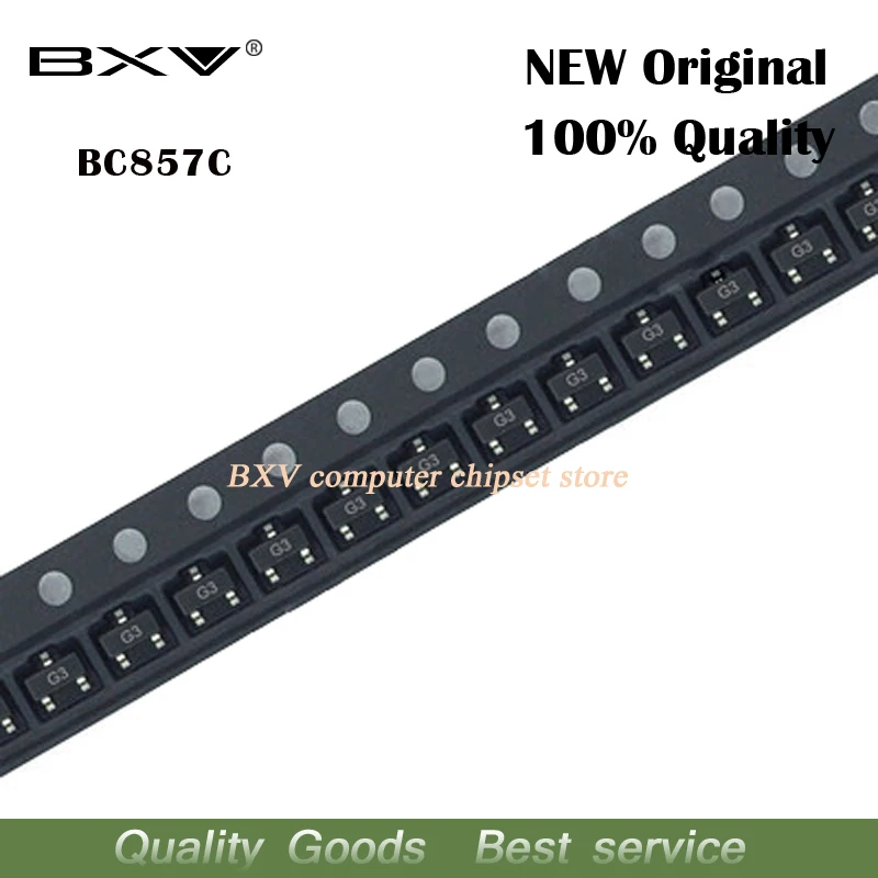 100Pcs/Lot BC857 SO…
