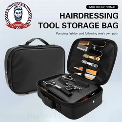 Barber Salon Haridressing Bag Haircut Scissors Bag Multi-Function Storage Organizer Clippers Combs Hair Styling Accessories Case