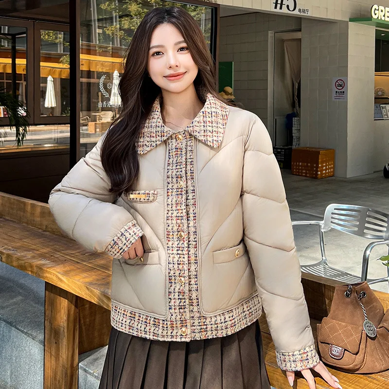 

Cotton-Padded Clothing Winter Clothing Warm Short Fashion Autumn Winter 2025 New Parkas Jacket