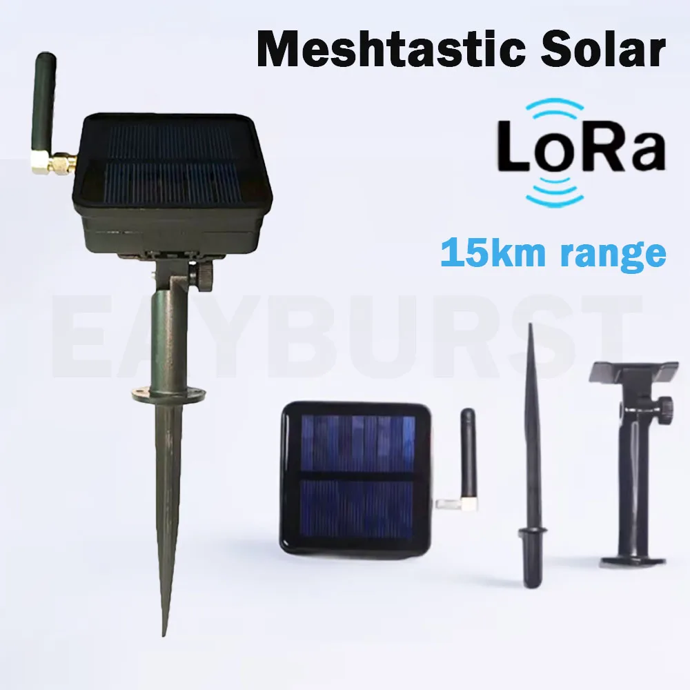 

Meshastic Solar LoRa Power Lora Node Repeater with NRF52840 SX1262 Dev-board Radio Lora Solar Mesh Device Node Built in Battery