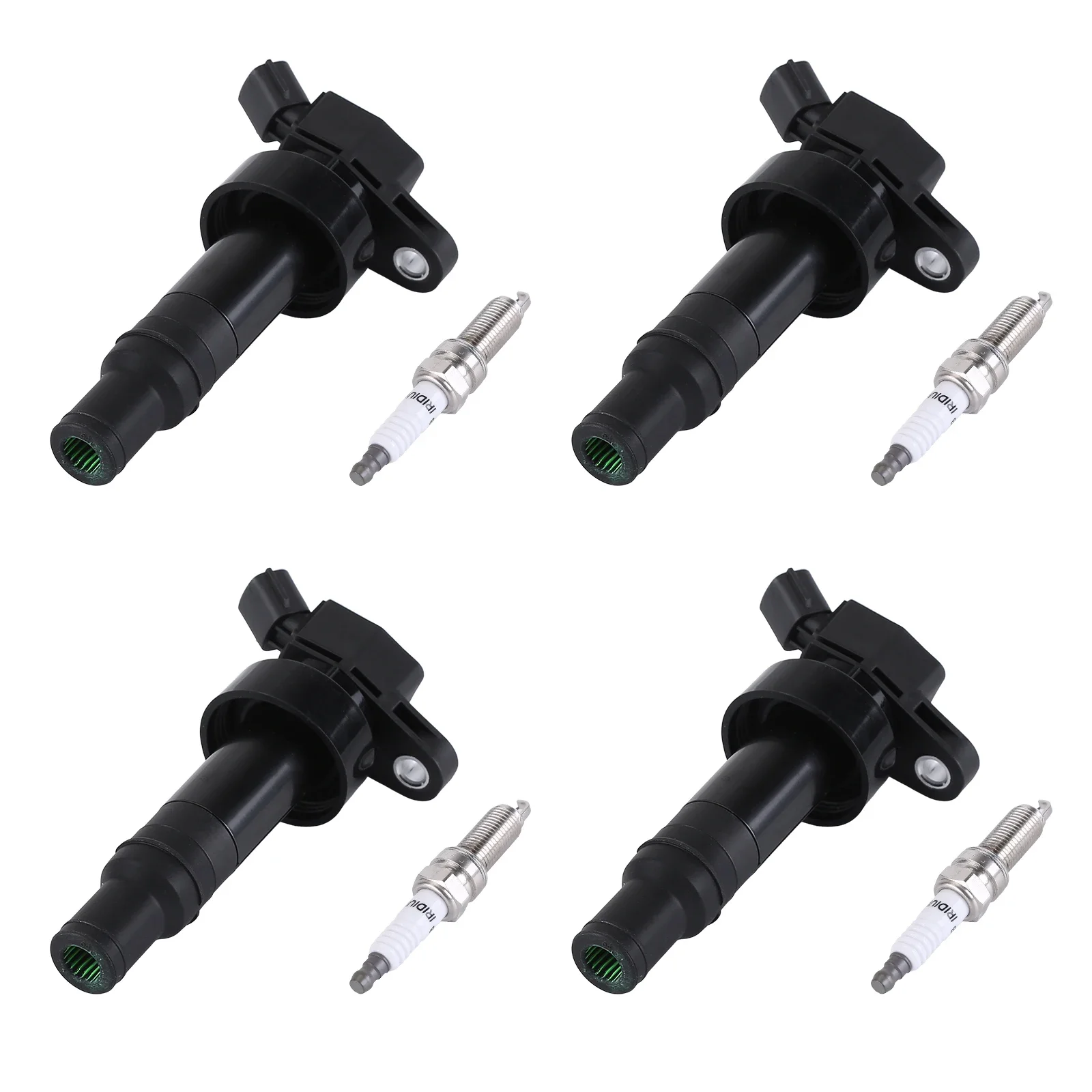 

Suitable 12-17 modern accent Veloster Kia Soul Rio 4pcs ignition coils +4pcs spark plugs 27301-2B100