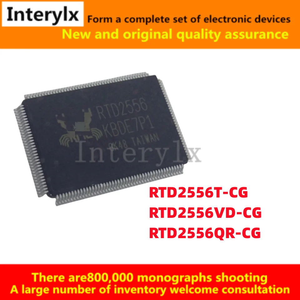 1Pcs/Lot RTD2556 RTD2556T-CG RTD2556VD-CG RTD2556QR-CG Display driver LCD chip