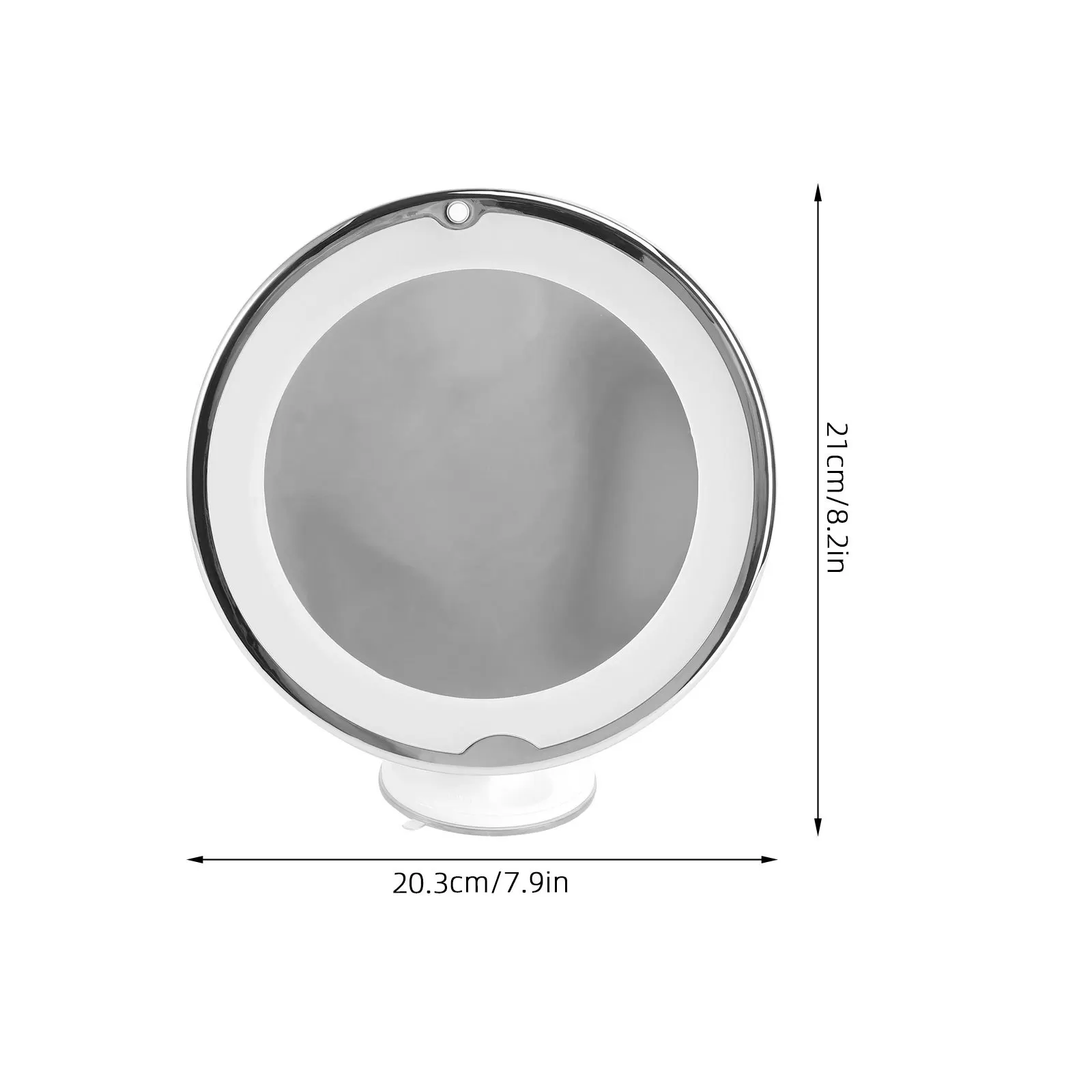 مرآة مكياج مكبرة محمولة 7X مع قوة شفط قوية تناسب أي سطح مسطح مثالي للاستخدام اليومي الروتيني أو أثناء التنقل