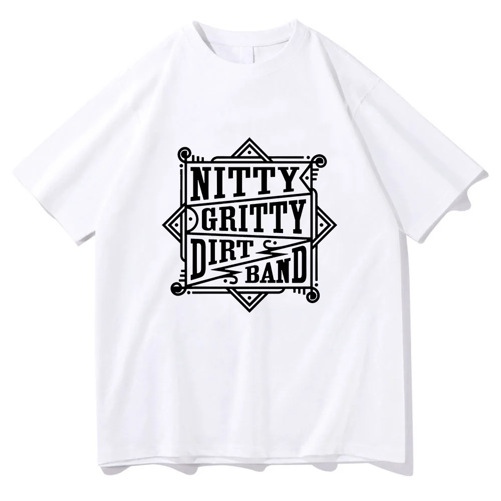 Country Rock Band Nitty Gritty Dirt T-shirt The Farewell Tour 2024 Tee-shirt for Fans Casual Cotton Short Sleeve Tshirts Women