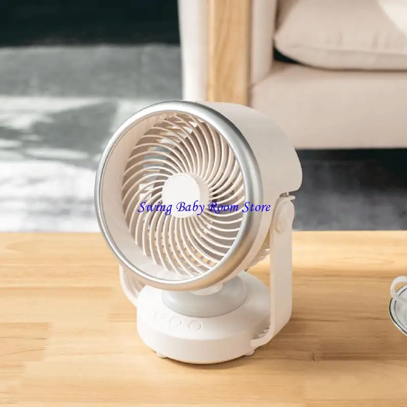 K1AD Air Circulators Fan Small Quiet Operating Desk Fan 4 Speed Cooling Fan Floor Fan