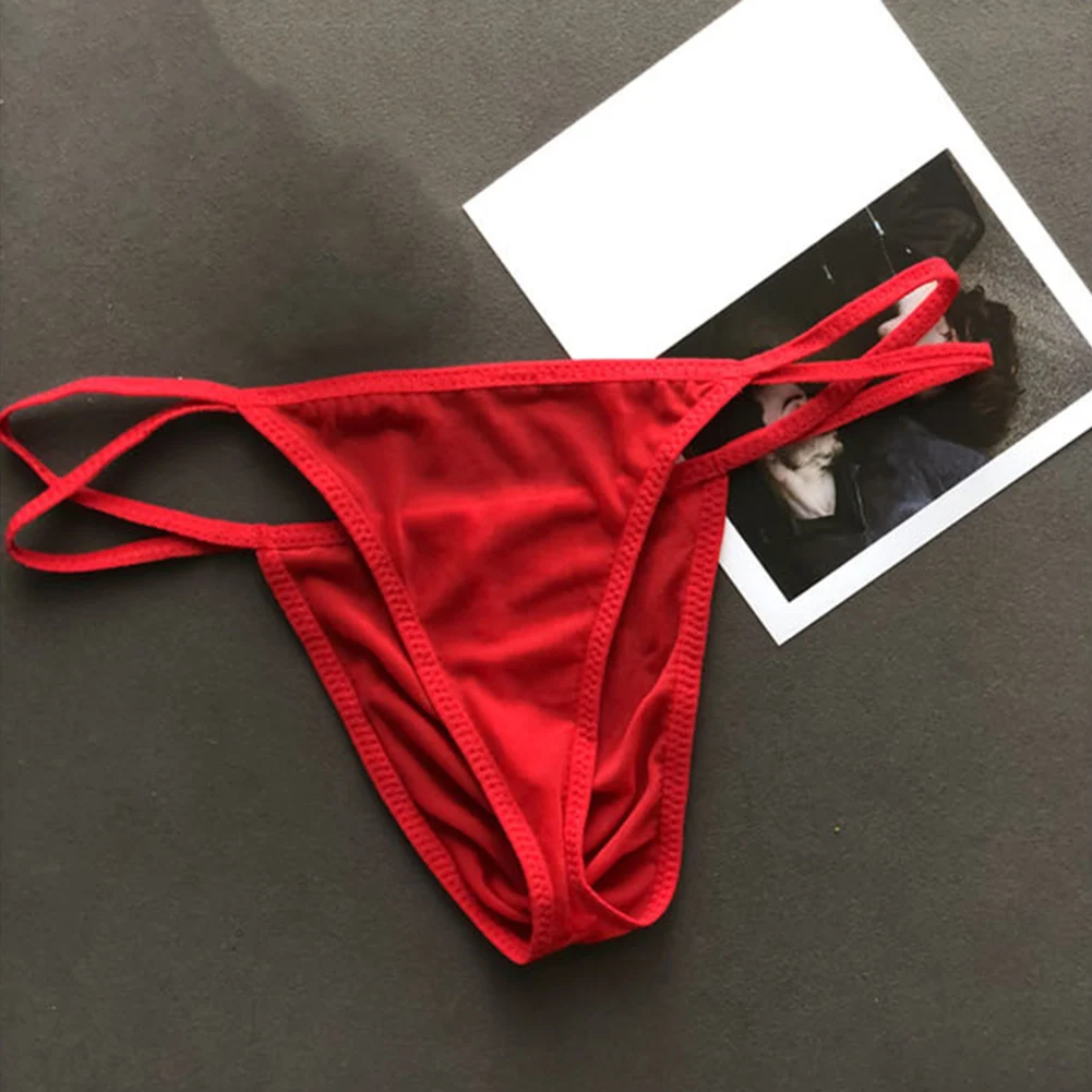 

Men Mesh Thong Underwear Tanga Femboy Briefs G-String Pouch Lingerie See Through Underpants Men T-Back Stretch Quick Dry Panties