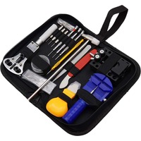 DIY Watch Repair Tool Kit 147Pcs Watch Cover Back Case Opener Battery Replacement, Watchband Strap Link Remover Spring Bar Tool