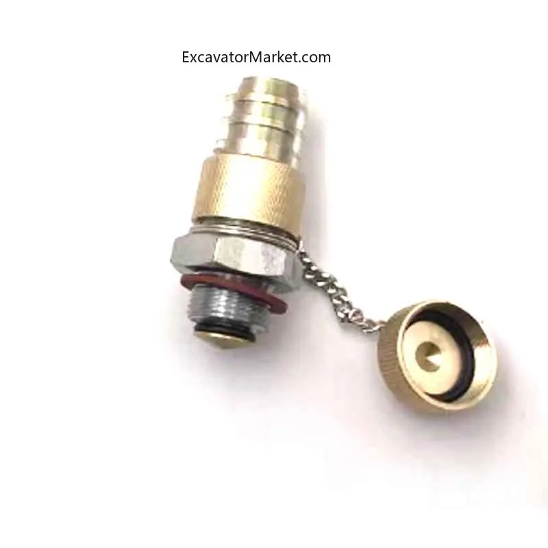 For excavator Suitable for Volvo EC210/140/290/360/240 oil pan spiral drain valve drain switch High quality excavator