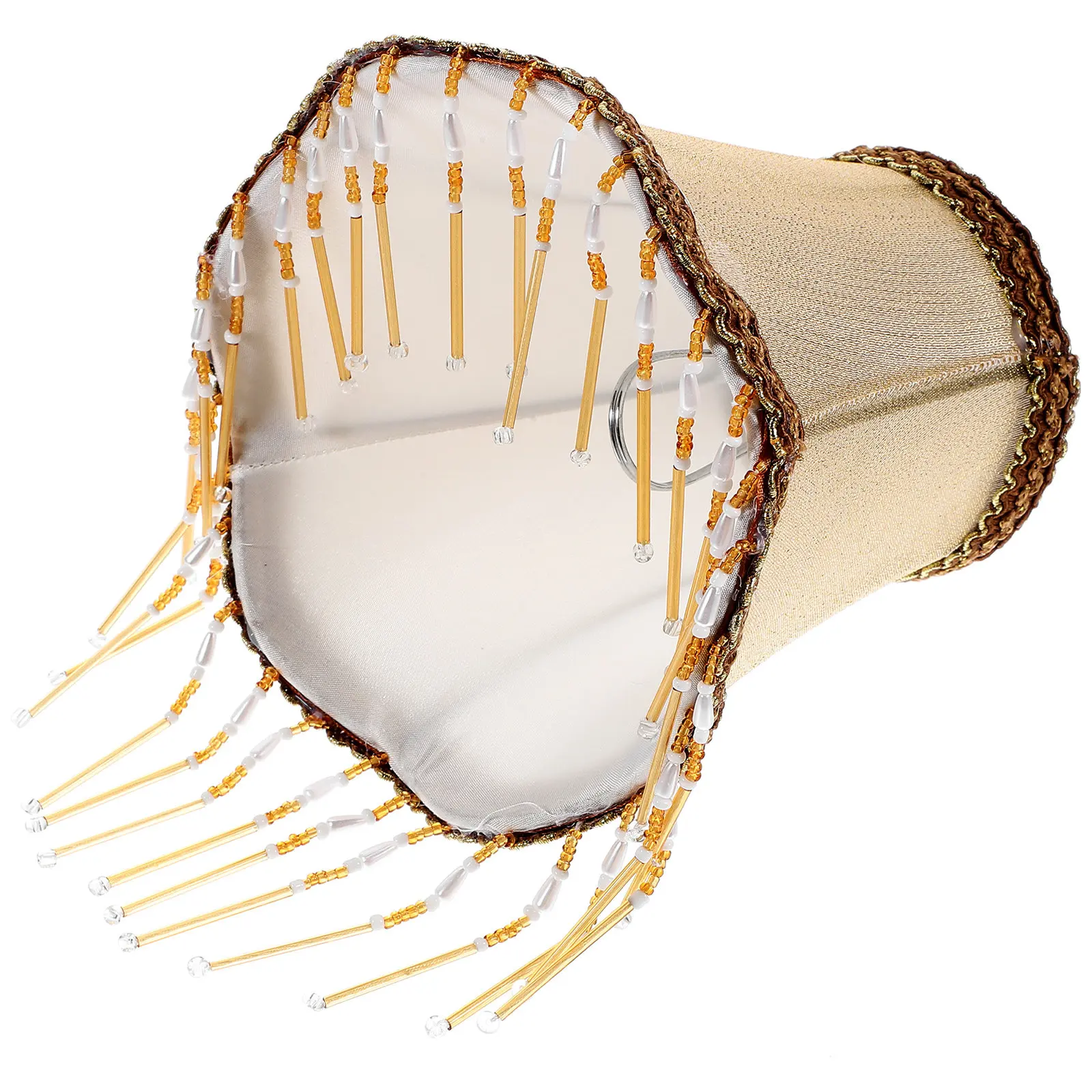 

Европейский винтажный хрустальный абажур в ретро-стиле, маленький абажур для настольной лампы, прикроватной лампы, настенного светильника, декоративный тканевый светильник