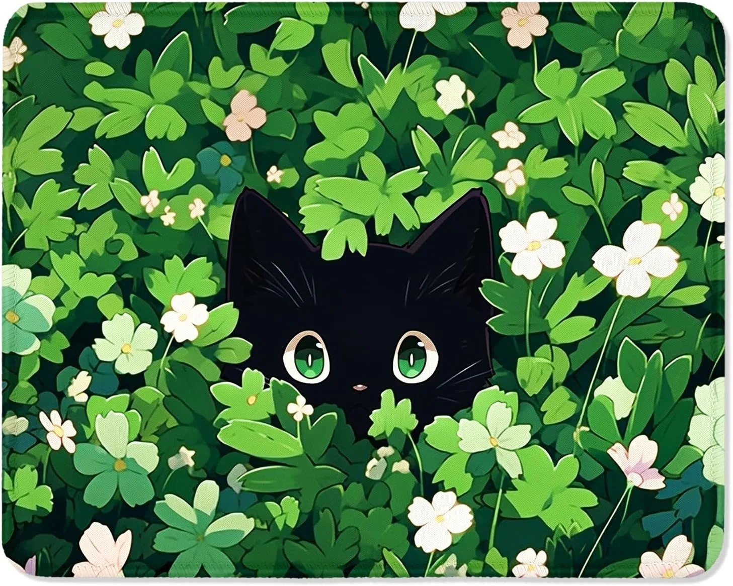 Cute Cat Design Mouse Pad 40X45cm Large Square Computer Office Game Table Mats Rubber Anti-slip Mousepads Small Decor Desk Pads