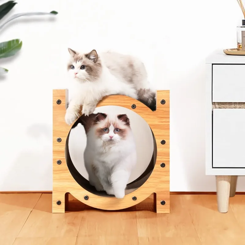 

ATUBAN 3 in 1 Cat Scratcher Carboard, Cat Climbing Frame, Cat Scratcher House, Thickened Weighted Corrugated Pet Furniture