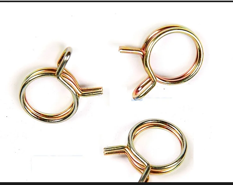 Custom 20pcs M6-M23 Fuel Line Hose Tubing Spring Clips Clamps Assortment Kit for Motorcycle Scooter ATV