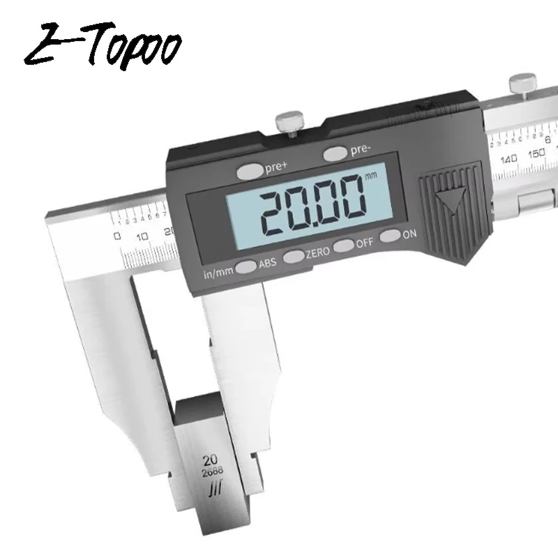 

Цифровой штангенциркуль 600x200 мм с односторонним захватом, из нержавеющей стали, для тяжелых условий эксплуатации, измерительный инструмент