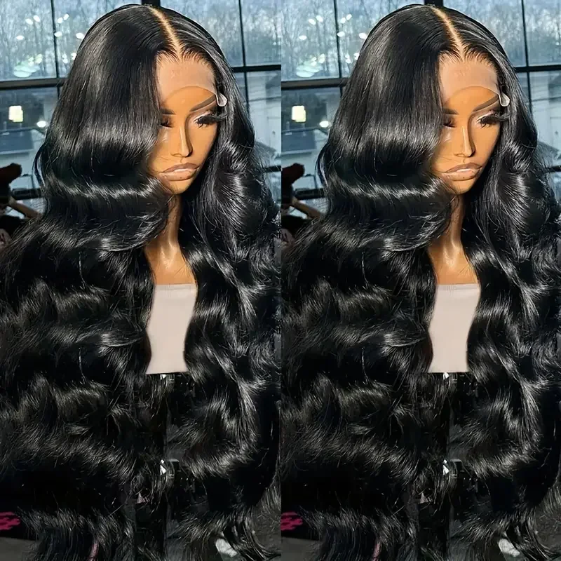 

Body Wave Human Hair Wigs 4x4 Closure Human Hair Wig Brazilian Hair Wigs Pre Plucked Hairline Geeta 100% Human Hair Lace Wigs