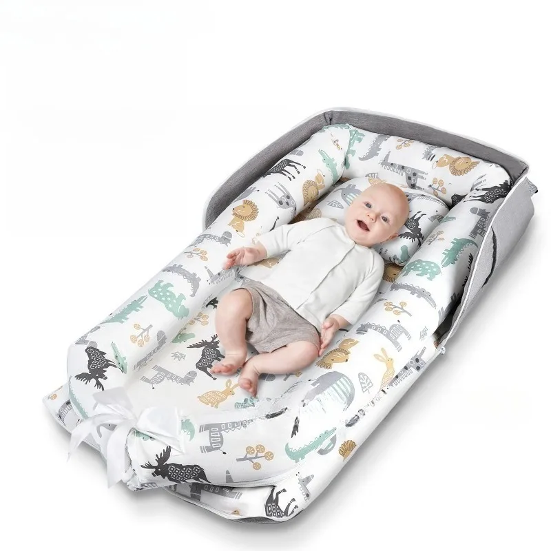 Cama de viaje portátil para bebé, cuna de transporte, Mini cuna para recién nacido, Moisés para dormir plegable para juego de amor infantil
