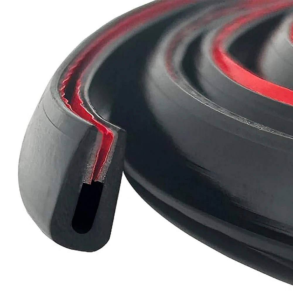 3M Car Door Edge Protector Strip Trim U-Shape Rubber Guard Seal Waterproof EPDM Seal Edge Shield Encloser Car-Styling