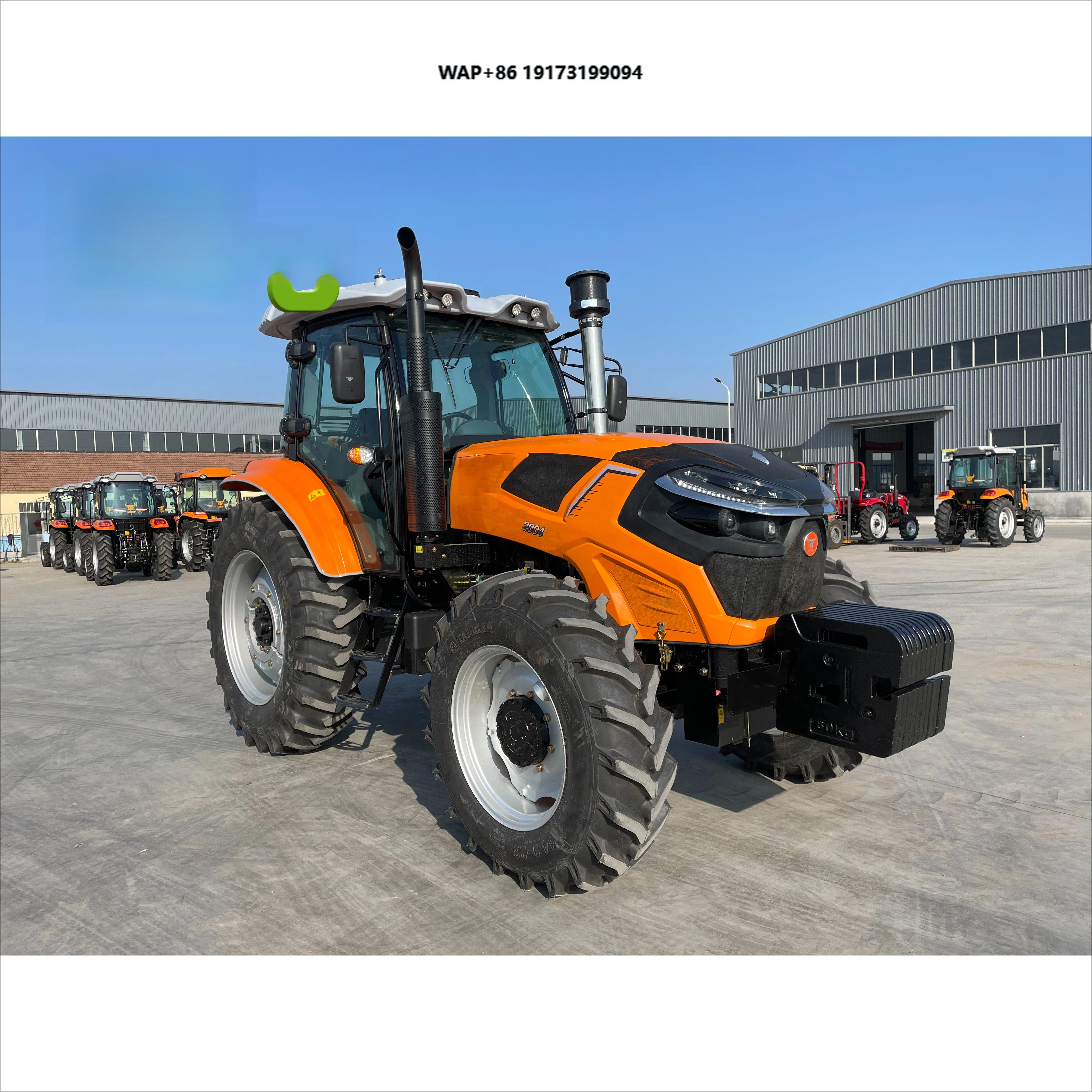 Farm Tractor Agriculture Agricultural Tractors Rice Peanut Potato Harvest 40 50 60 70 80 90 100 120hp Mini Garden Tractors