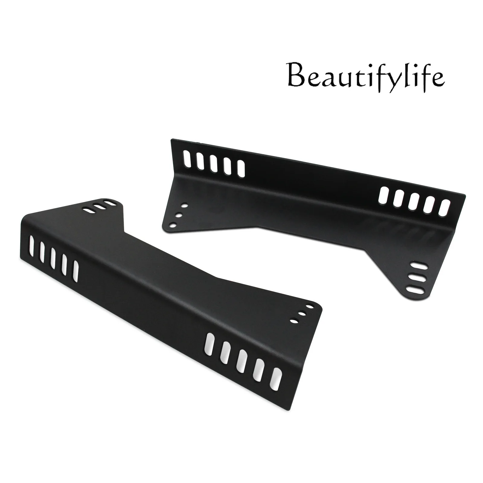 

Car Replacement Iron Strength Brakes Black Seat Bottom Mount L Plate Seat Side Mount