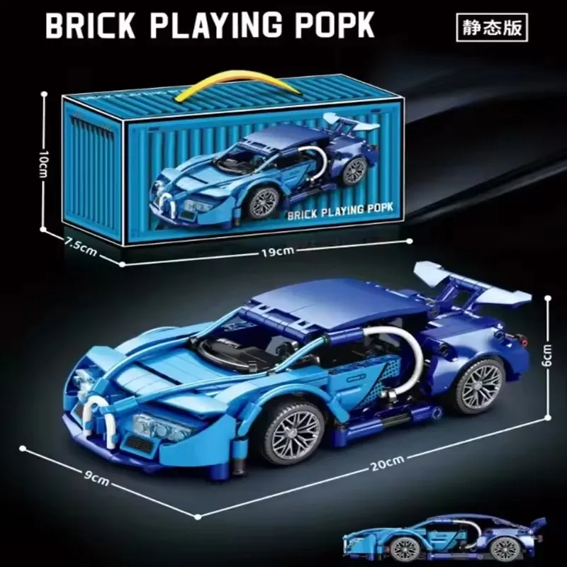 Hot Technology Bouwstenen Racing Sport Hoge snelheid automodel Stadsmachines Super Brick Puzzelspeelgoed Volwassen cadeau Speelgoed voor volwassenen