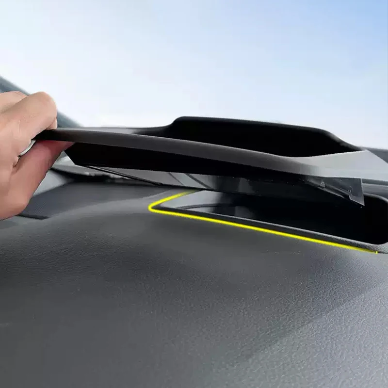 Car Dashboard HUD Protection Frame for Toyota Sienna Granvia Head-Up Display Decorative Cover Interior Modification Accessories view 2