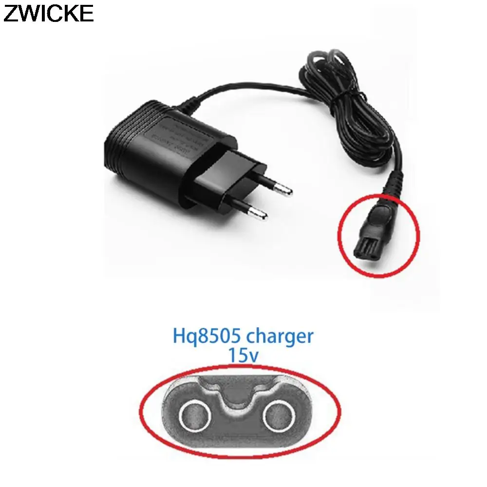 15V 5.4W Charger for PHILIPS Shaver EU Plug Power Adapter HQ8505 HQ6070 HQ6075 HQ6090 HQ8500 HQ6077