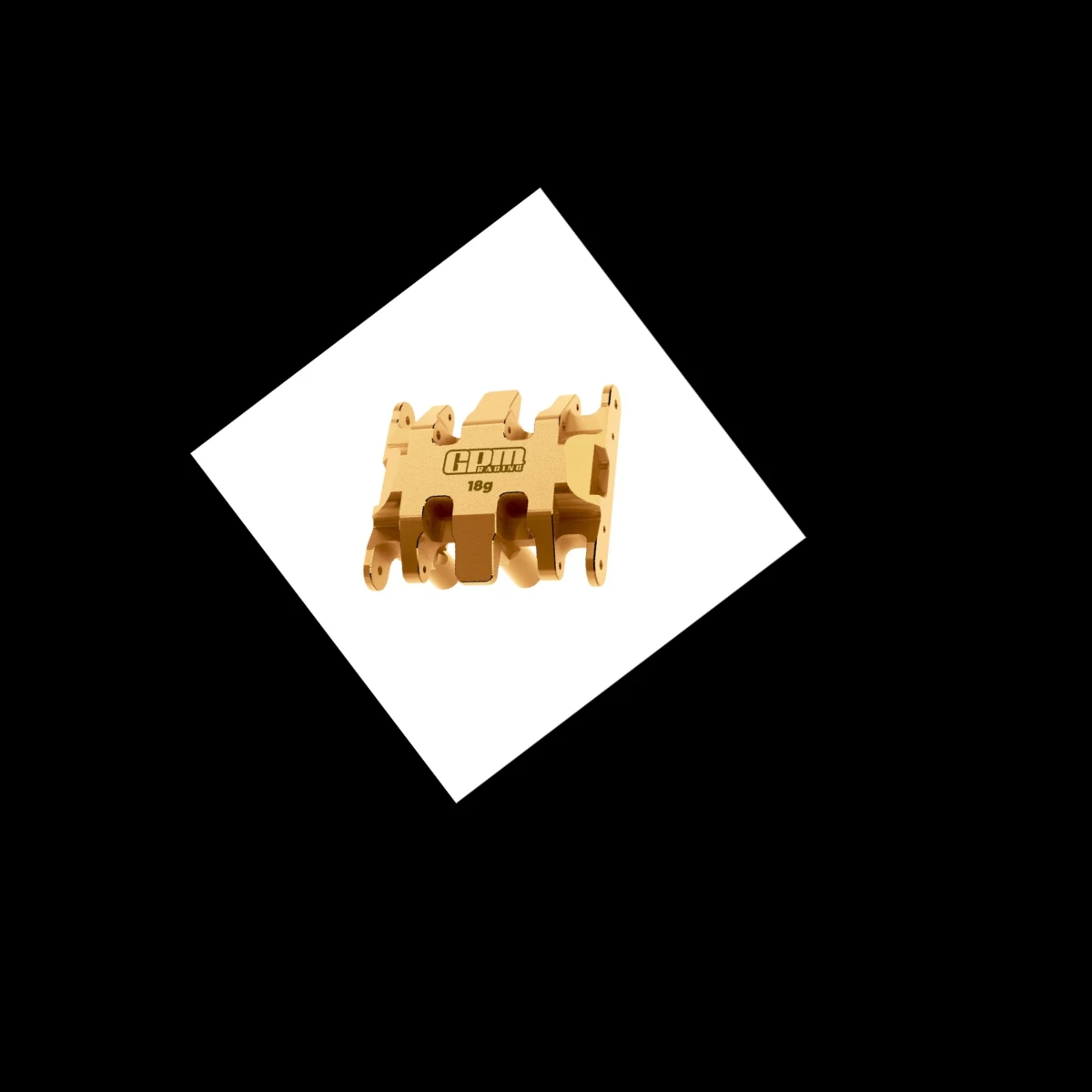 Placa de Proteção Central de Câmbio em Latão GPM 18g AXIAL 1/30 SCX30 Ford Bronco Jeep AXI-2048