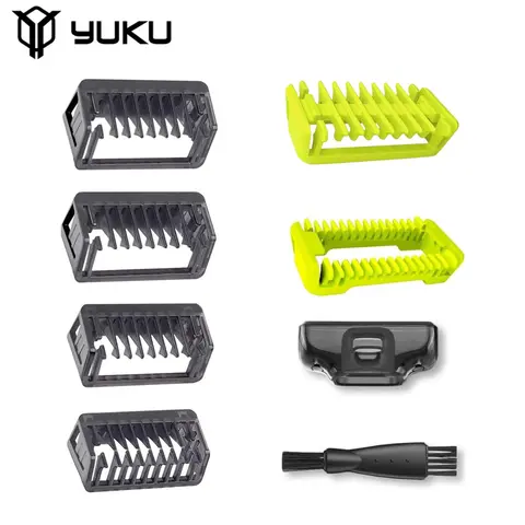 YUKU Guide Comb Guards for Philips OneBlade QP2520 QP2530 QP2620 QP2630 QP6510 QP6520 QP6531 Electric Beard Trimmer