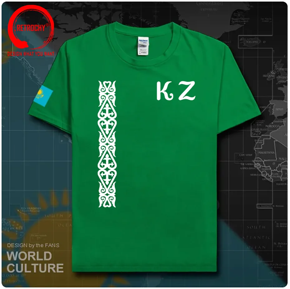 Kazakhstan KAM Kazakh T-shirt Male KAZAKH Special Ethnic Kazakhstan Clothing Summer Cotton Casual T Shirt Men Fashion Tee Shirt