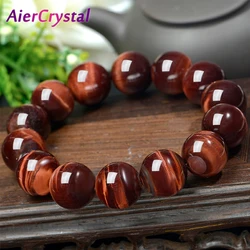 Natural Red Tiger Eye Stone Bracelet Buddhist Rosary Women Fashion Jewelry Reiki Healing Meditation Prayer Rope Rosary Bracelet