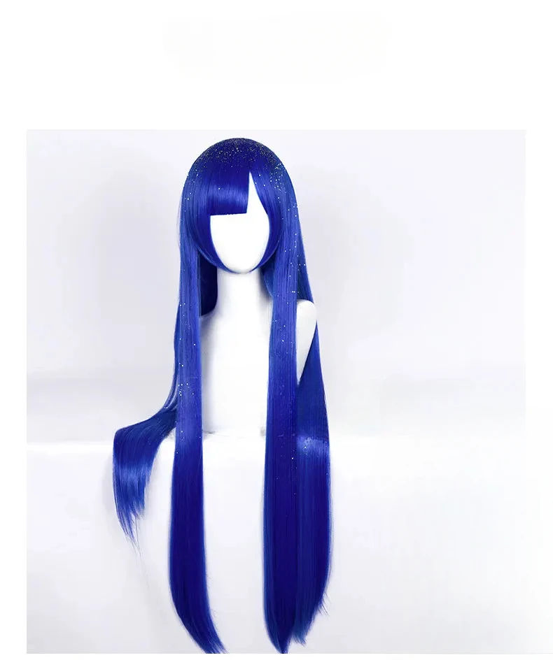 Anime Land of The Lustrous Houseki No Kuni Lapis Lazuli Wig for Women Girls Blue Straight Cosplay Synthetic Wigs Costume Party